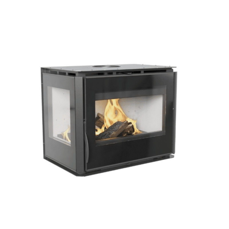 Insert à bois IDL70 2 faces vitrées